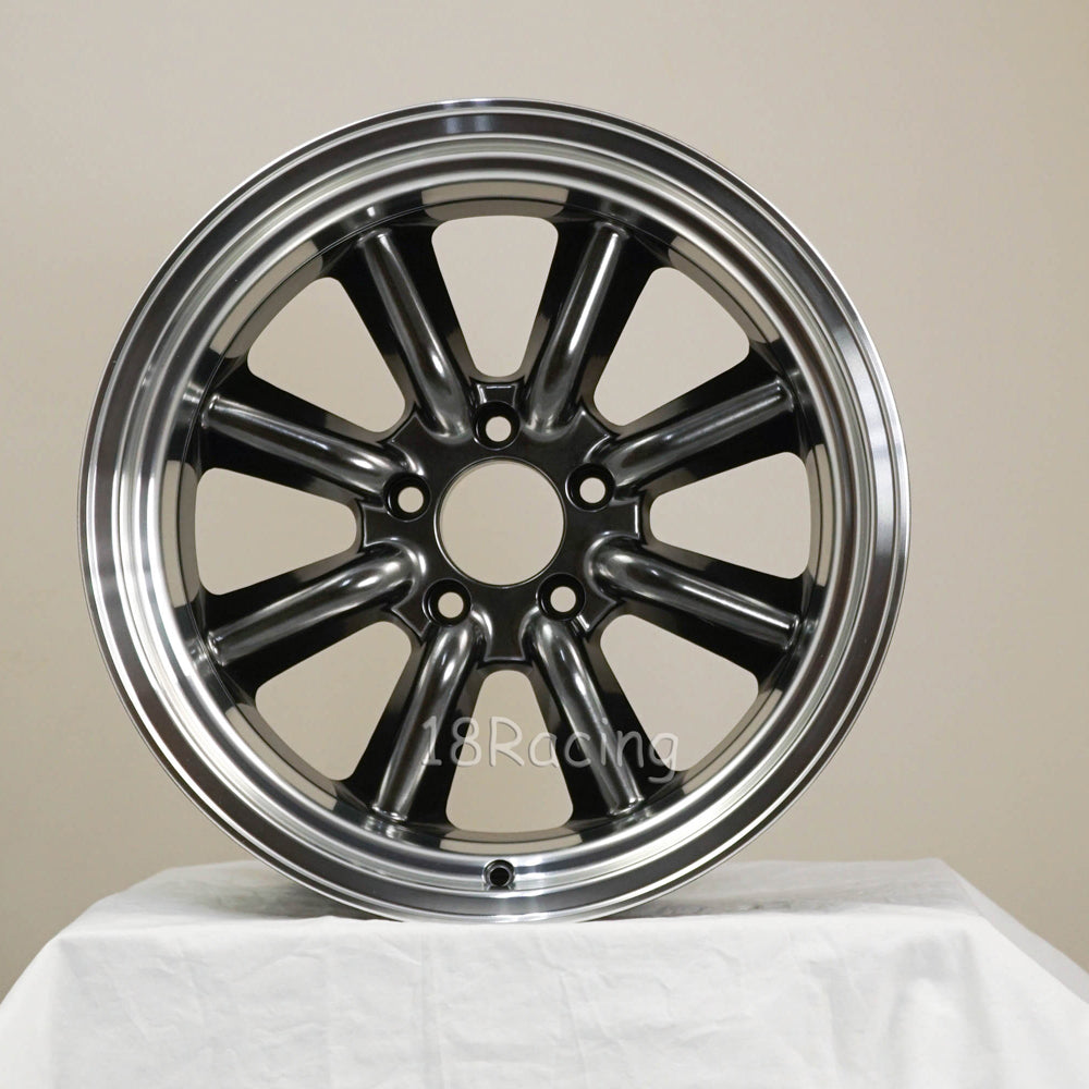 Rota Wheels RKR 1795 5X114.3 -20 Hyperblack with Polish Lip