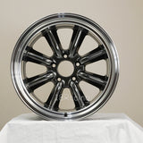 Rota Wheels RKR 1795 5X114.3 -20 Hyperblack with Polish Lip