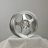 Rota Wheels Slipstream 1570 4X100 40 56.1 Full Polish Steel Grey