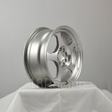 Rota Wheels Slipstream 1570 4X100 40 56.1 Full Polish Steel Grey
