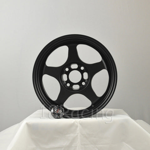 Rota Wheels Slipstream 1575 4X114.3 40 73 Satin Black- 12.25 Lbs