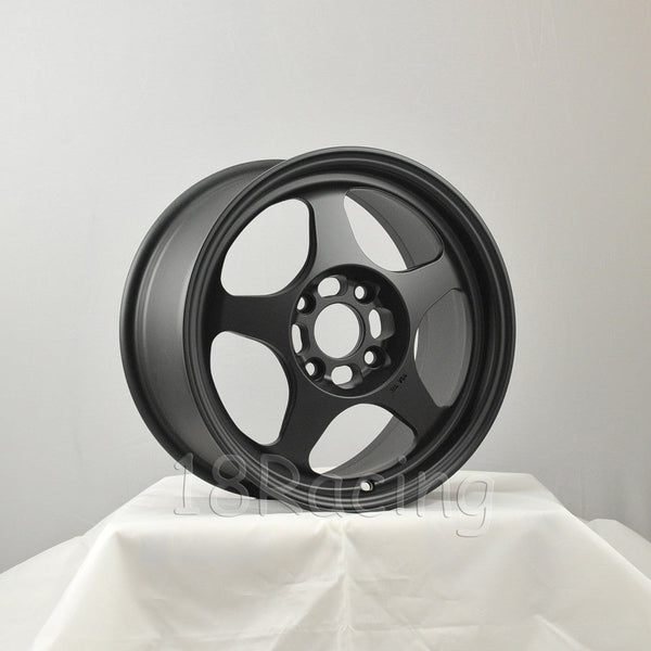 Rota Wheels Slipstream 1575 4X100 40 67.1 Satin Black- 12.25 Lbs – 18racing