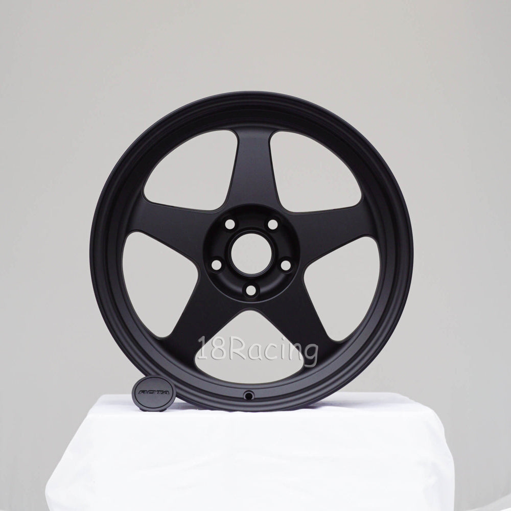 Rota Wheels Slipstream 1895 5X120 35 73 Satin Black 22 LBS