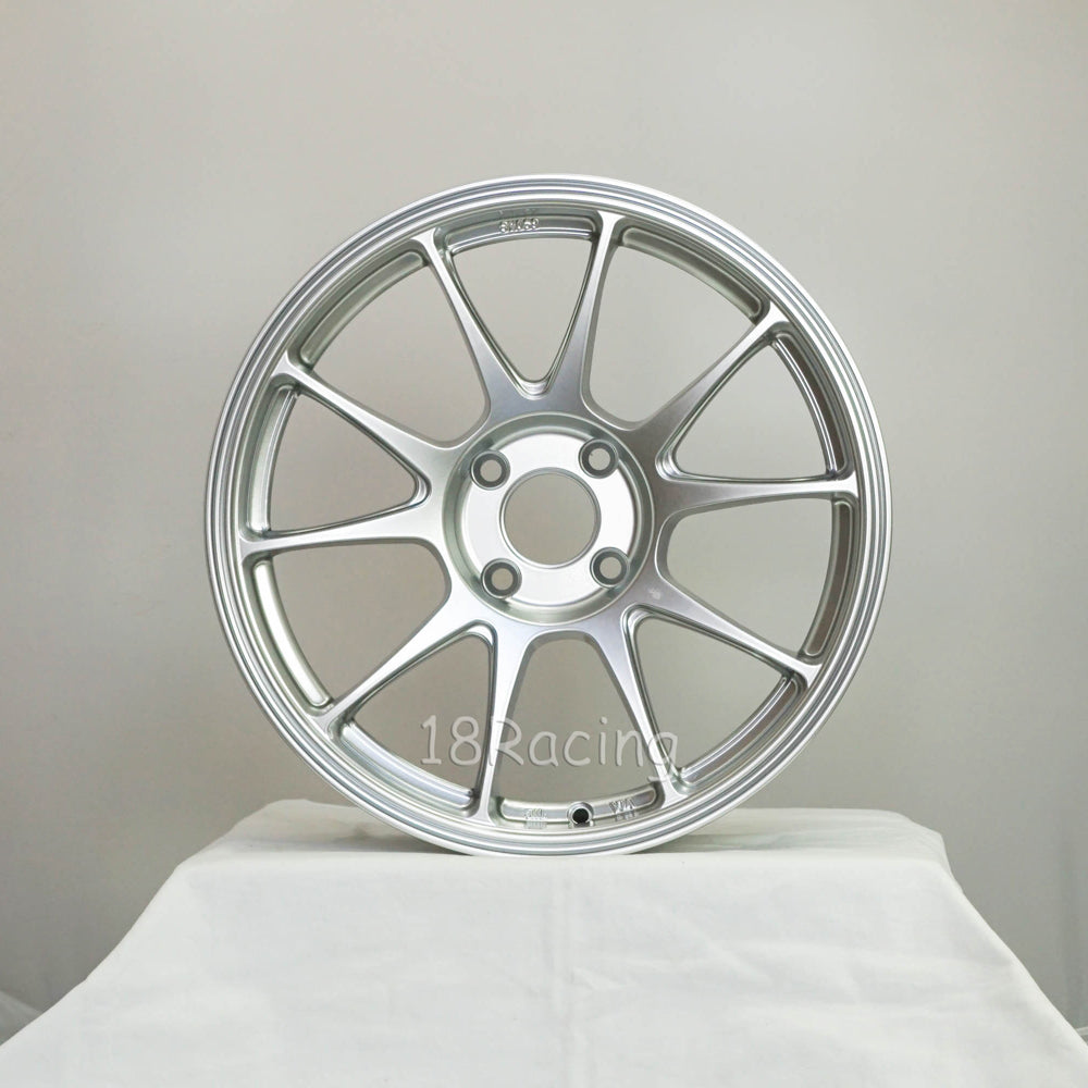 Rota Wheels Titan 1775 4X100 45 56.1 Hypersilver 16.24 lbs