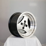 Rota Wheels Tri al 1580 4X114.3 0 73 Full Polish Black