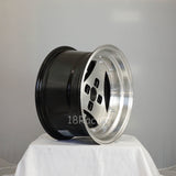 Rota Wheels Tri al 1580 4X114.3 0 73 Full Polish Black