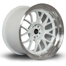 Rota Wheels MXR-R 1895 5x100 38 73 White with Polish Lip