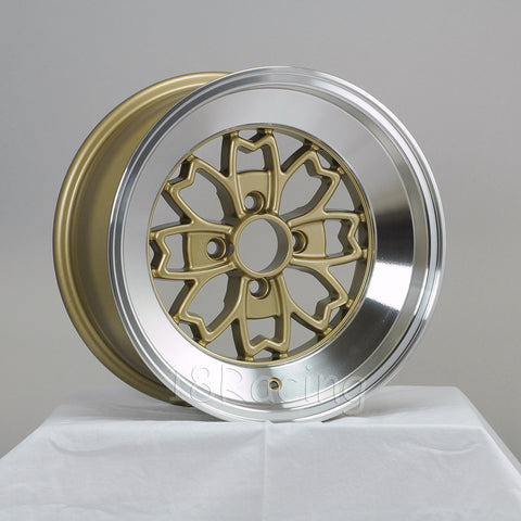 Rota Wheels Aleica 1580 4x114.3 0 73 Gold with Polish Lip