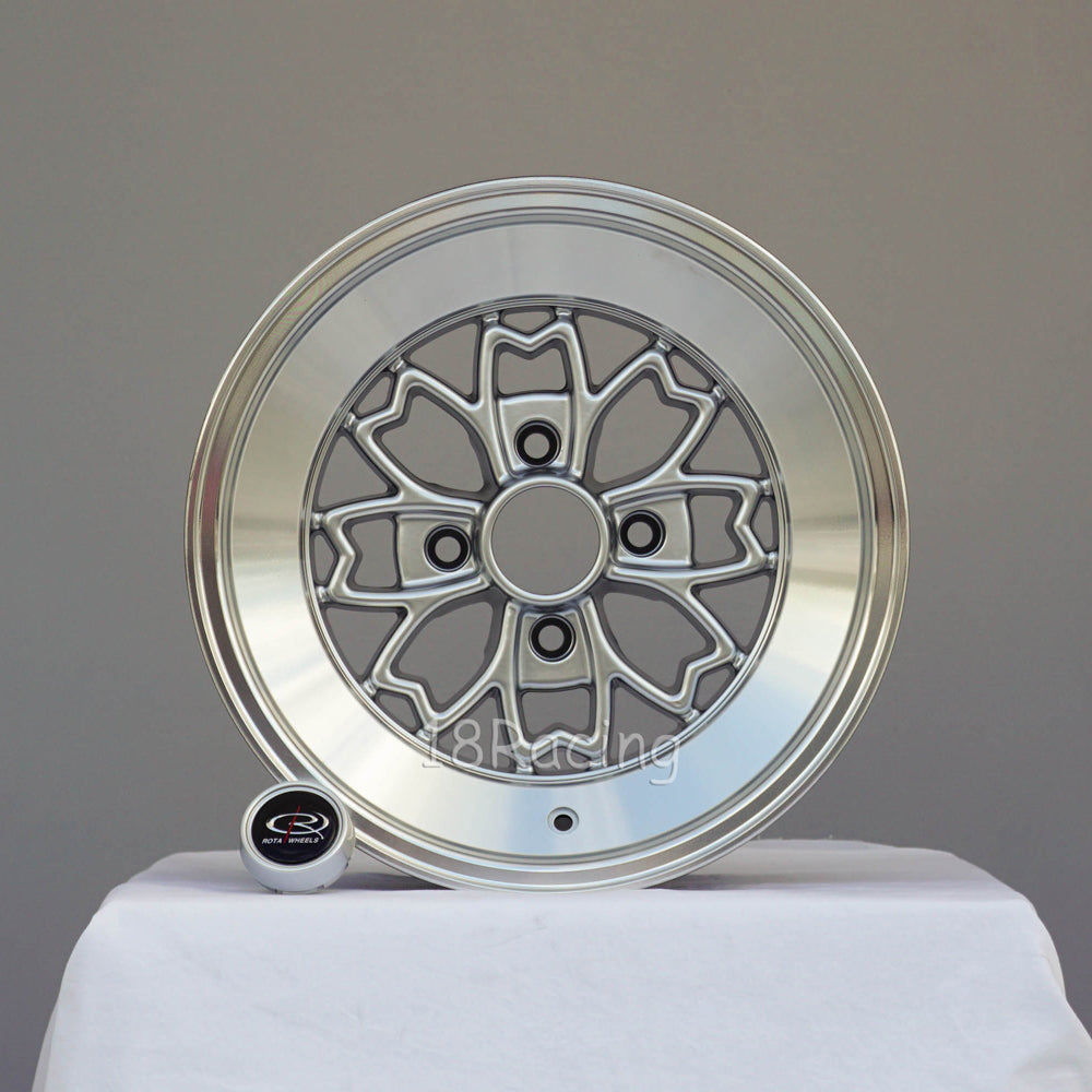 Rota Wheels Aleica 1580 4x114.3 0 73 Hyper silver with Polish Lip