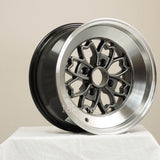 Rota Wheels Aleica 1580 4x114.3 0 73 Hyper Black with Polish Lip
