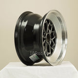 Rota Wheels Aleica 1580 4x114.3 0 73 Hyper Black with Polish Lip