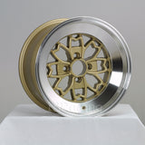 Rota Wheels Aleica  1590 4X114.3 -15 73 Gold with Polish Lip