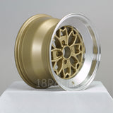 Rota Wheels Aleica  1590 4X114.3 -15 73 Gold with Polish Lip