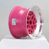 Rota Wheels Aleica 1590 4x100 10 67.1 Pink with Polish Lip