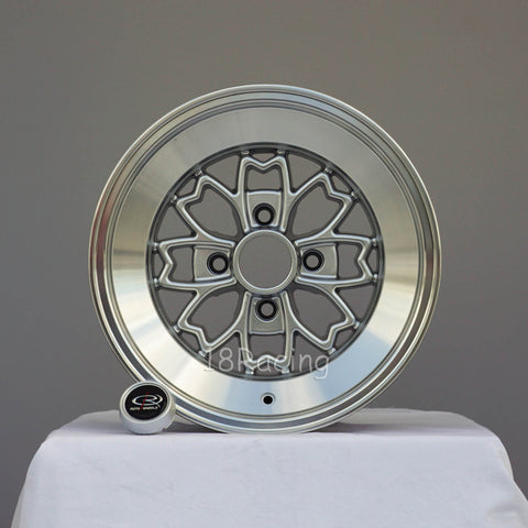 Rota Wheels Aleica 1590 4X114.3 -15 73 Hypersilver with Polish Lip