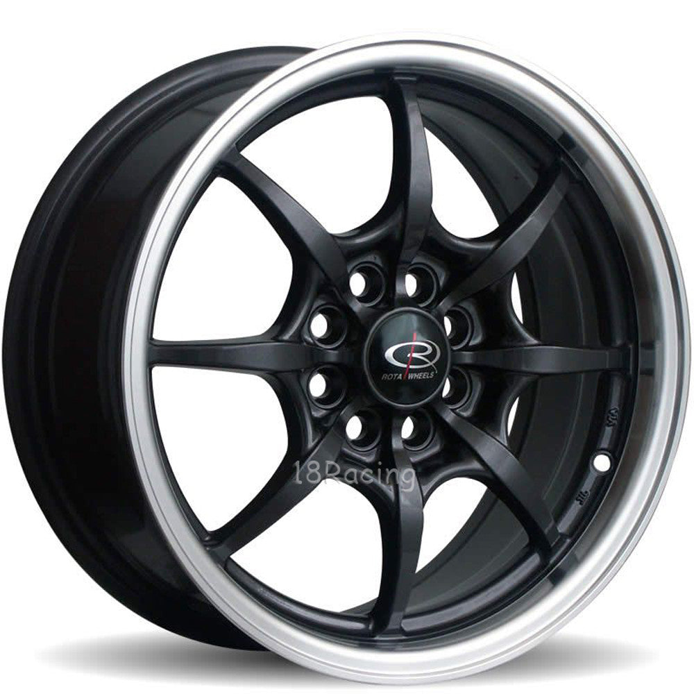 Rota Wheels Circuit 8 1670 8X100/114.3 40 73 Black with