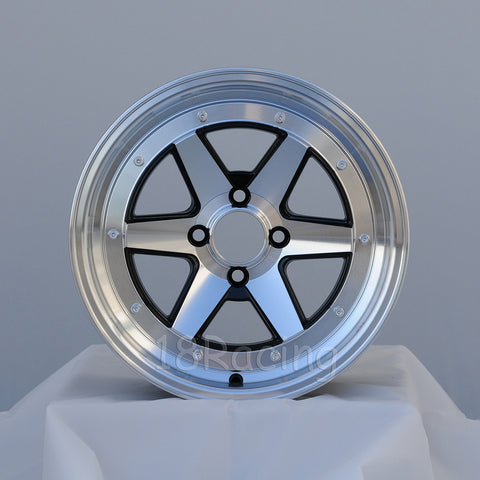 Rota Wheels CK Racing 1570 4X100 35 67.1 Full Polish Black