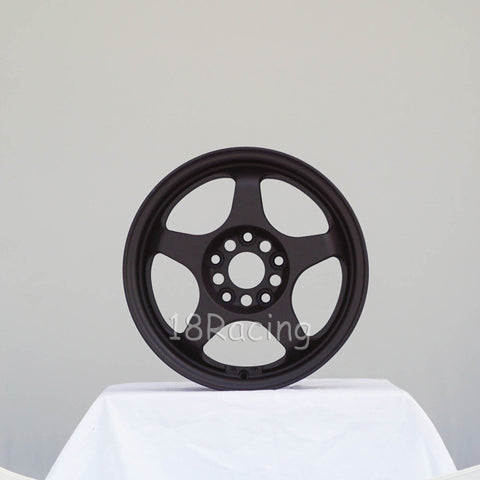 FLOW FORM  Rota Wheels Slipstream 1570 5X114.3 40 73 Satin  Black  11.5 Lbs