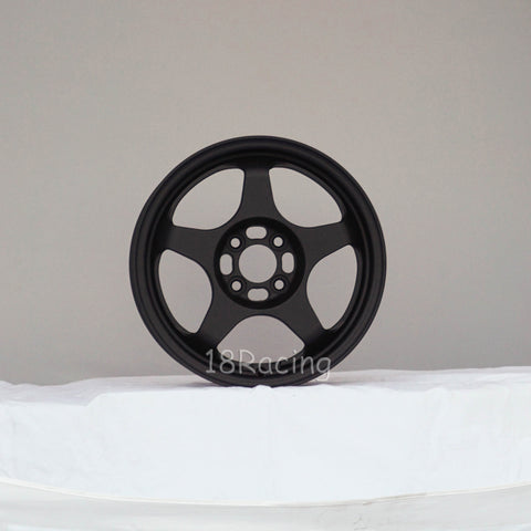 FLOW FORM  Rota Wheels Slipstream 1565 4X100 35 67.1  Satin  Black  10.78 Lbs