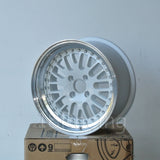 Rota Wheels Flush 1580 4X100 20 67.1 White with Polish Lip