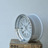 Rota Wheels Flush 1580 4X100 20 67.1 White with Polish Lip