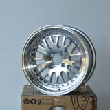 Rota Wheels Flush 1570 4X100 10 67.1 Full Polish Silver