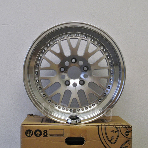 Rota Wheels Flush 1790 5X100 42 73 Full Polish Silver