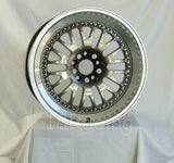 Rota Wheels Flush 1895 5X100 38 73 Gunmetal with Polish Lip