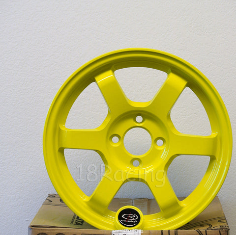 Rota Wheels Grid 1570 4X100 38 67.1 Highlight Yellow