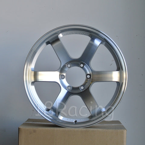 Rota Wheels Grid  20x8.5  6x139.7 10 110 Full Royal Silver with No Caps.