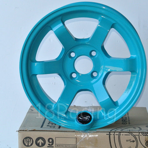 Rota Wheels Grid Concave 1580 4X100 20 67.1 Teal Blue