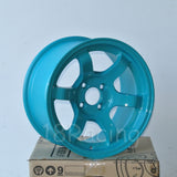 Rota Wheels Grid Concave 1590 4X100 36 67.1 Teal Blue