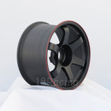 Rota Wheels Grid 1795 4x114.3 12 73 Flat Black with Red Line