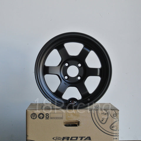 Rota Wheels Grid V 1580 4X100 0 67.1 Flat Black
