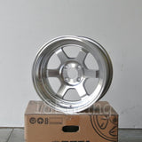 Rota Wheels Grid V 1590 4X100 0 67.1 Full Polish Silver