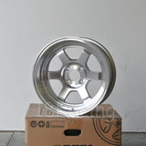 Rota Wheels Grid V 1580 4X100 0 67.1 Full Polish Silver