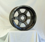 Rota Wheels Grid V 1590 4X100 0 67.1 Flat gumetal with Glossy Black lip