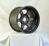 Rota Wheels Grid V 1590 4X100 0 67.1 Flat gumetal with Glossy Black lip