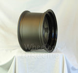 Rota Wheels Grid V 1690 4X114.3 0 73 Flat Gunmetal With Black Lip.