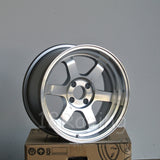 Rota Wheels Grid V 1680 4X100 20 67.1 Full Polish Silver