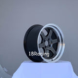 Rota Wheels Grid V 1570 4X100 20 67.1 Hyper Black with Polish Lip