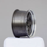 Rota Wheels Grid V 1680 4X114.3 0 73 Gunmetal With Polish Lip