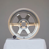 Rota Wheels Grid V 1690 4X100 -15 67.1 Full Polish Silver