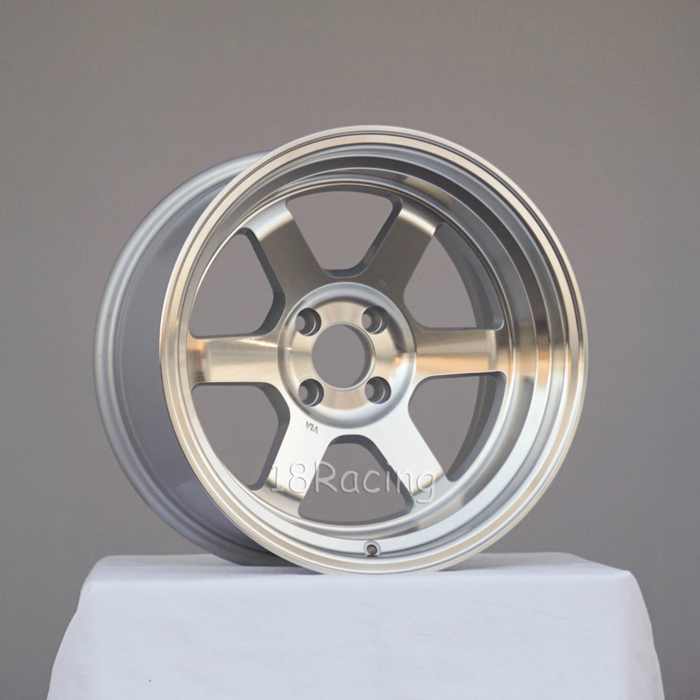 Rota Wheels Grid V 1690 4X100 0 67.1 Full Polish Silver