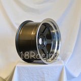 Rota Wheels Grid V 1690 4X114.3 0 73 Gunmetal with Polish Lip