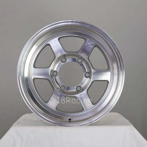 Rota Wheels Grid Type X 1680 6X139.7 0  110 Full Polish Silver  NO CAPS