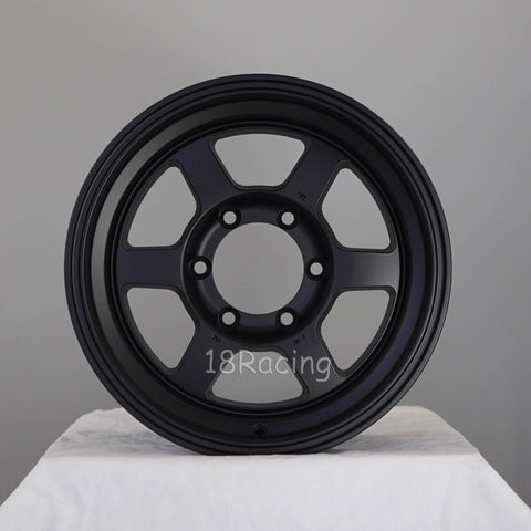 Rota Wheels Grid Type X 1680 6X139.7 0  110 Satin Black  NO CAPS