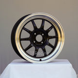 Rota Wheels GT3 1670 4X100 40 67.1 Black with Polish Lip