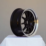 Rota Wheels GT3 1670 4X100 40 67.1 Black with Polish Lip