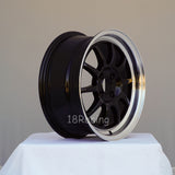 Rota Wheels GT3 1570 4X100 40 67.1 Black with Polish Lip